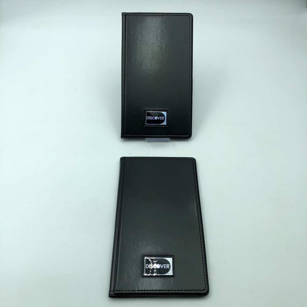 (LOT 2) New Double Panel Discover CHECK Books PRESENTERS RESTAURANT