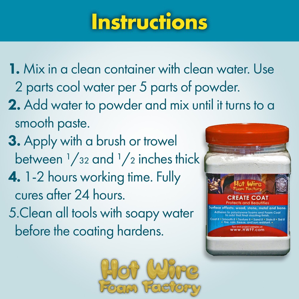 Create Coat Foam Coating - 3lbs #027