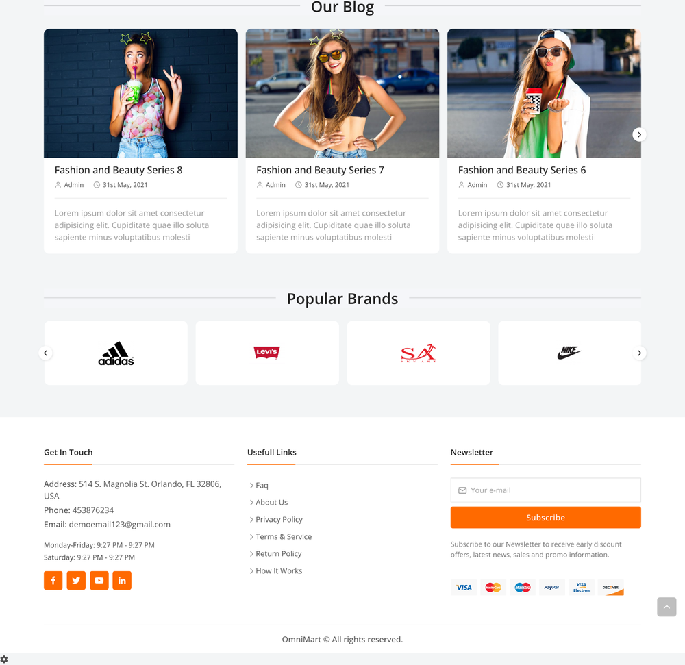 Laravel eCommerce Website & eCommerce CMS with Free 10GB VPS Web Hosting
