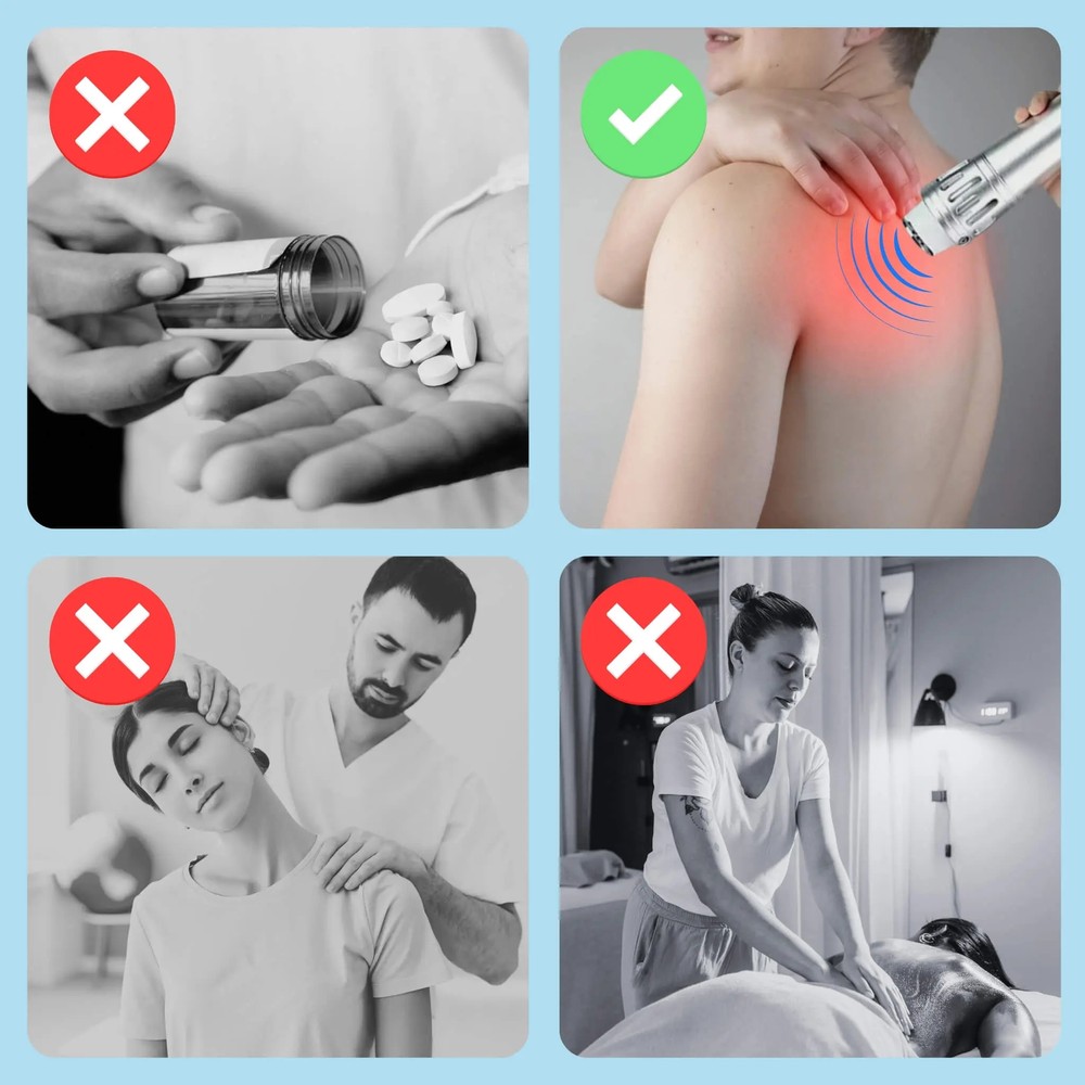 Portable Shockwave Therapy Machines Pain Relief Multi-Functional Body Massage
