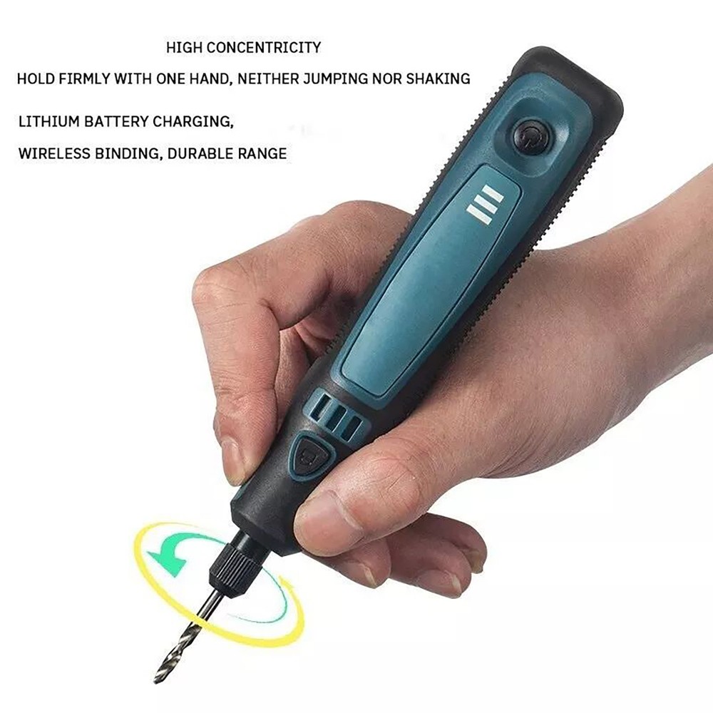 Cordless Electric Mini Drill Grinder Engraving Pen Rotary Tool Kit Multi-Use