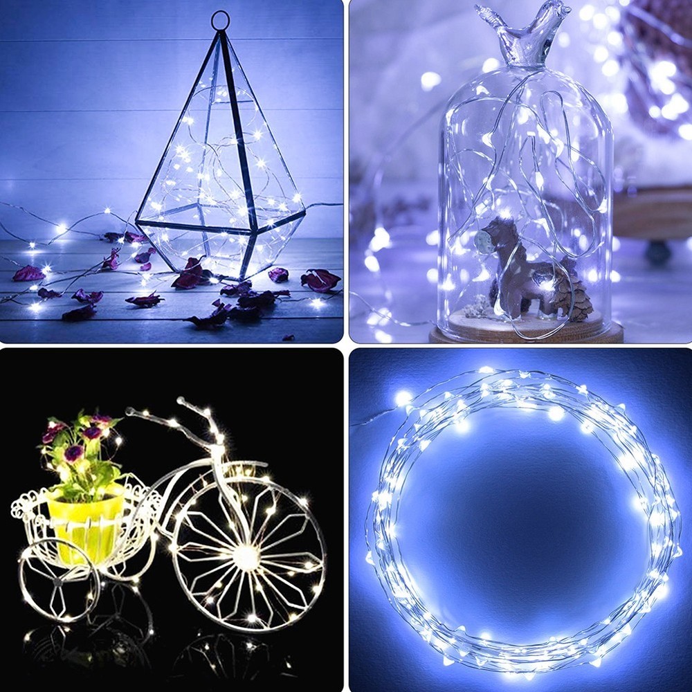 String Light Solar Tank Lights String Lights 6PCS Solar 7.1cm*7.1cm*4.8cm