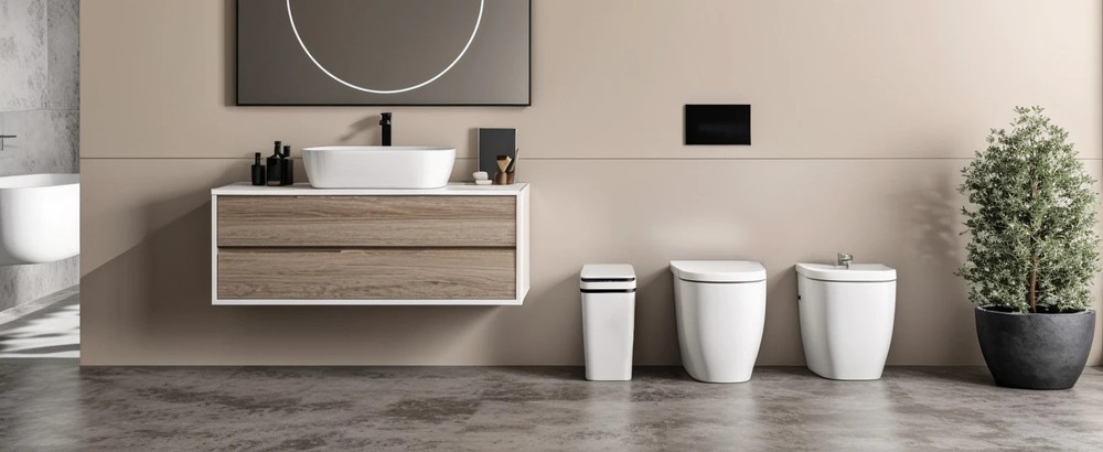 2 Pack 12L Bathroom Automatic Trash Cans Touchless Motion Sensor Slim with Lid