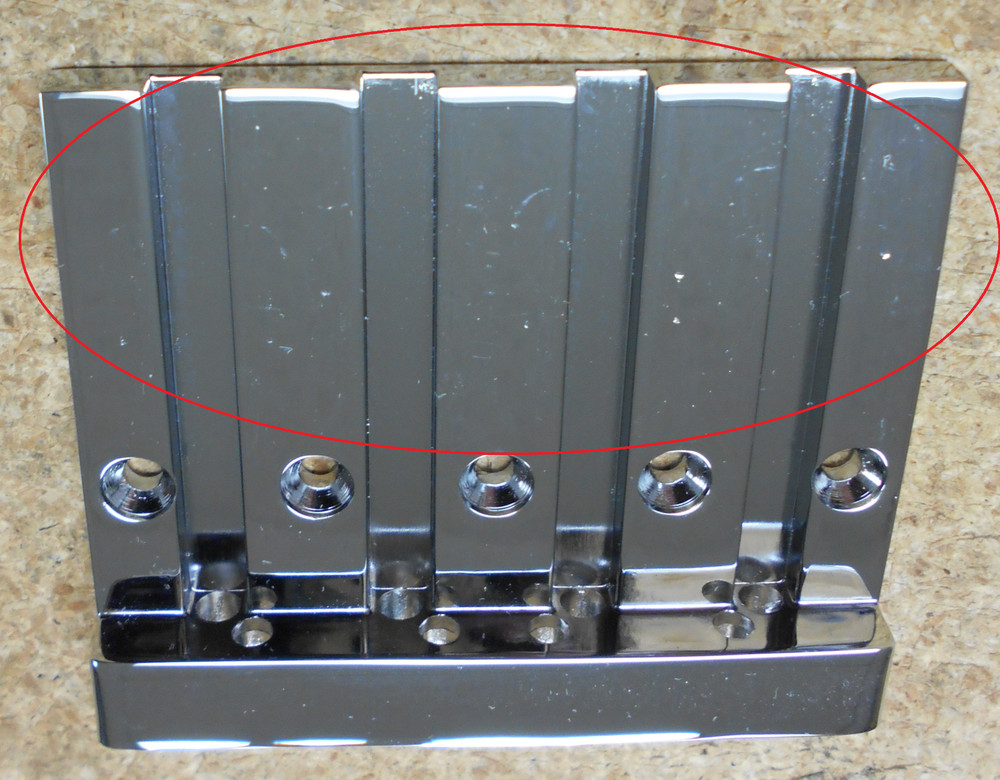 Hipshot 4 String MassKicker Bass Bridge Chrome - OPEN BOX