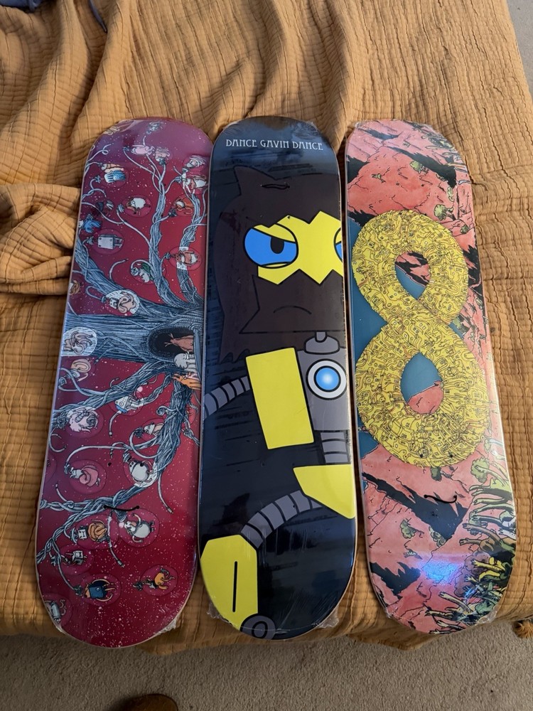 Dance Gavin Dance - Skateboard Decks Set of 3