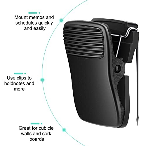 Cubicle Clips Fabric Panel Cubicle Accessories Fabric Partition Panel 15 Black