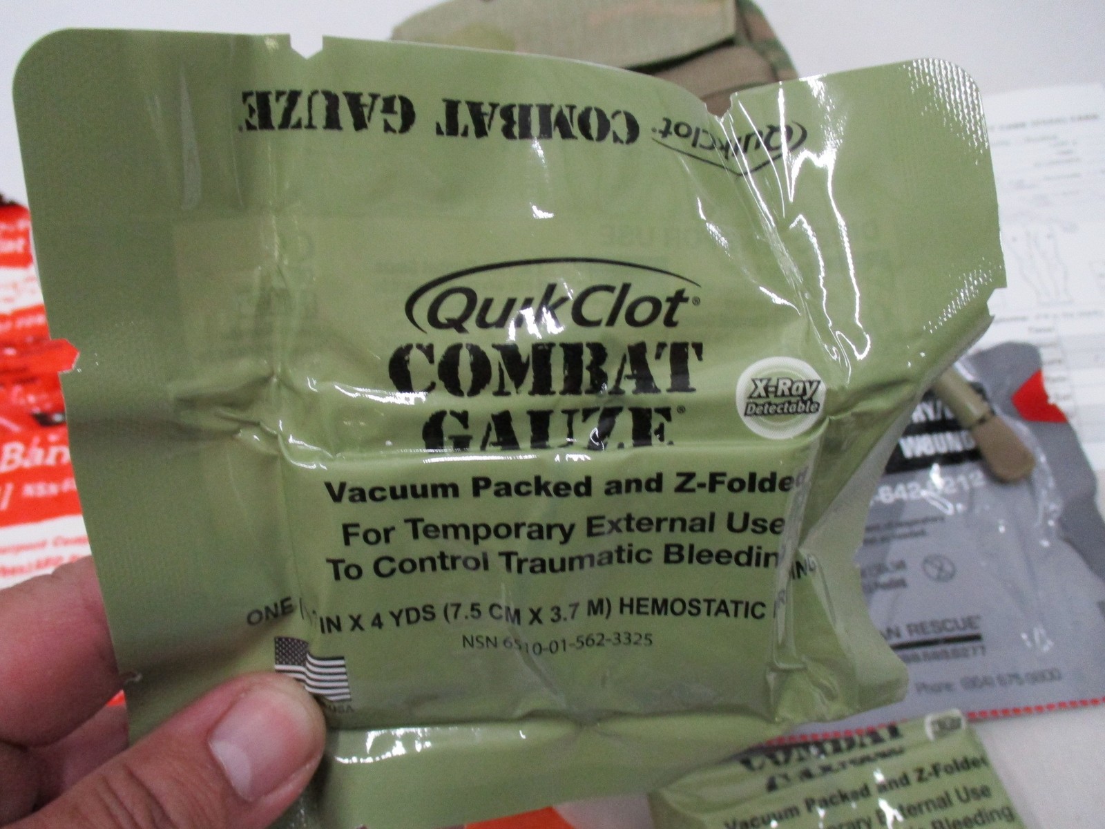 USED ARMY AIR FORCE OCP IFAK FIRST AID KIT JFAK (NO TOURNIQUETS) GAUZE EXP.2025