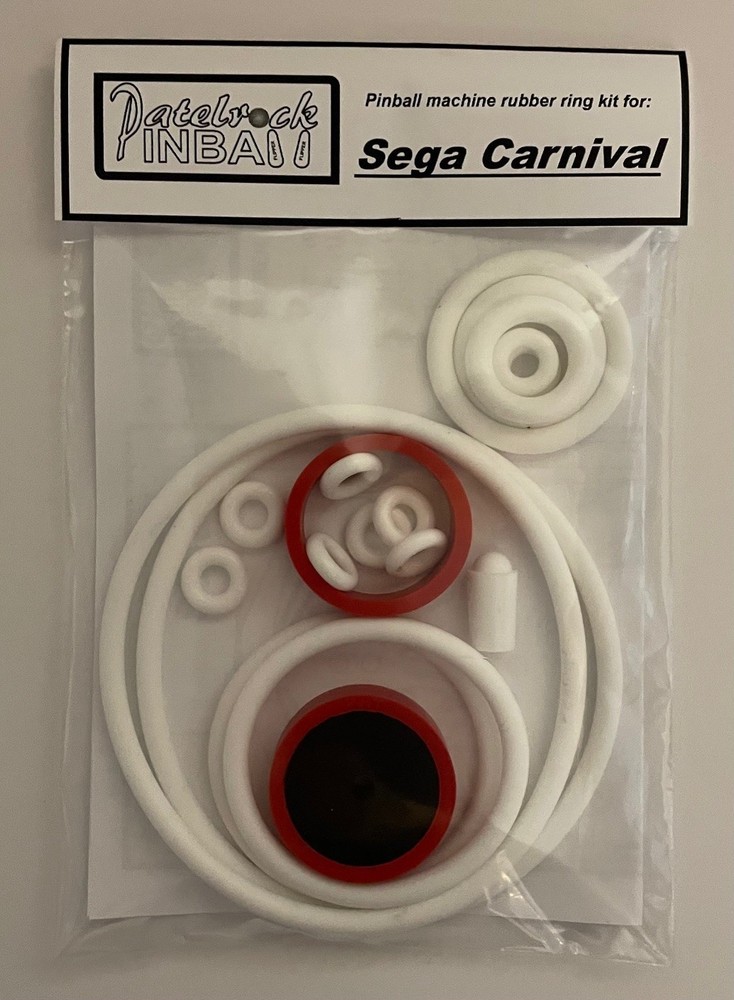 Sega Carnival Pinball Machine Rubber Ring Kit