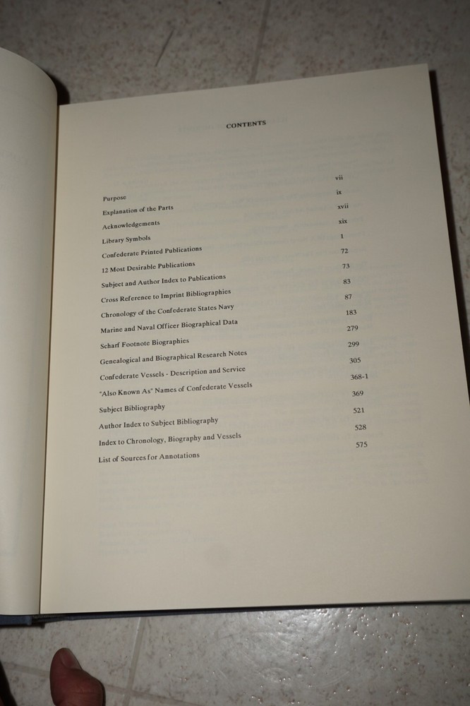 CONFEDERATE STATES NAVY RESEARCH GUIDE - ONLY 475 PRINTED FIRST EDITION