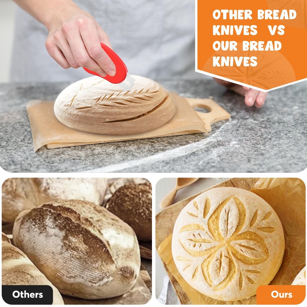 Extractable & Magnetic Bread Lame Dough Scoring Tool - Professional Sourdough...