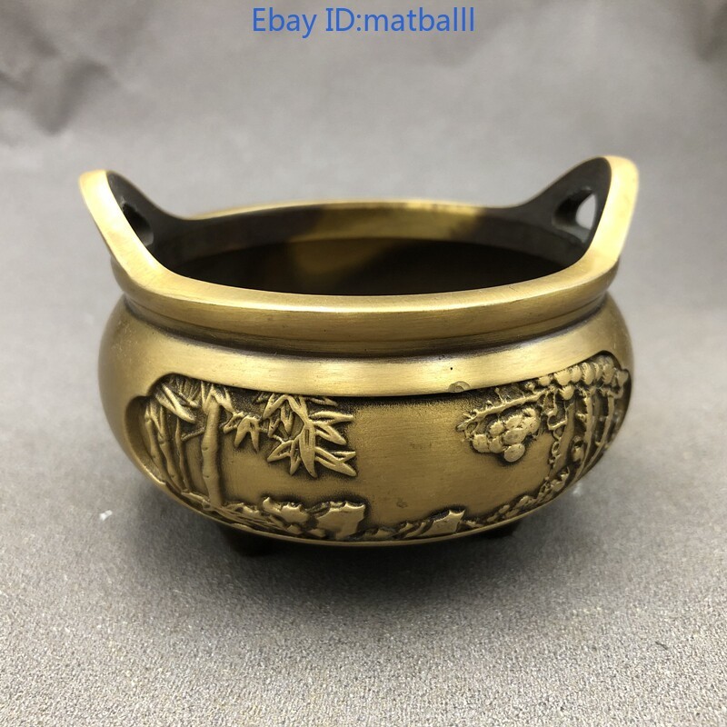 Incense Burner Bamboo Blessing Peace, Home Decor Craft