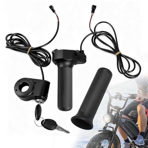 Full Twist Throttle Replacement for Ridstar Q20 with Ignition Switch, Plug and