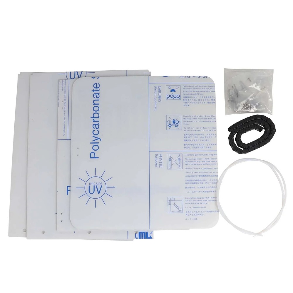 5M AD5M 3D Printer DIY Enclosure Panel Kit Clear Polycarbonate PC Sheet 3mm USA