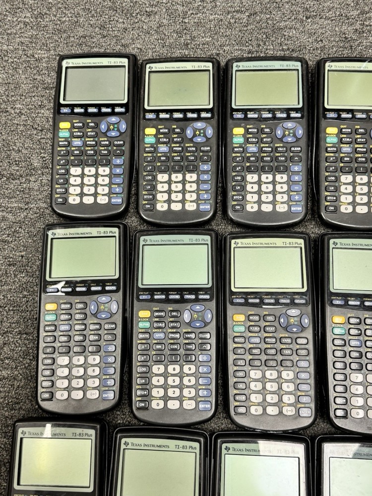 25X UNTESTED FOR PARTS** Texas Instruments TI-83 Plus Graphing Calculators