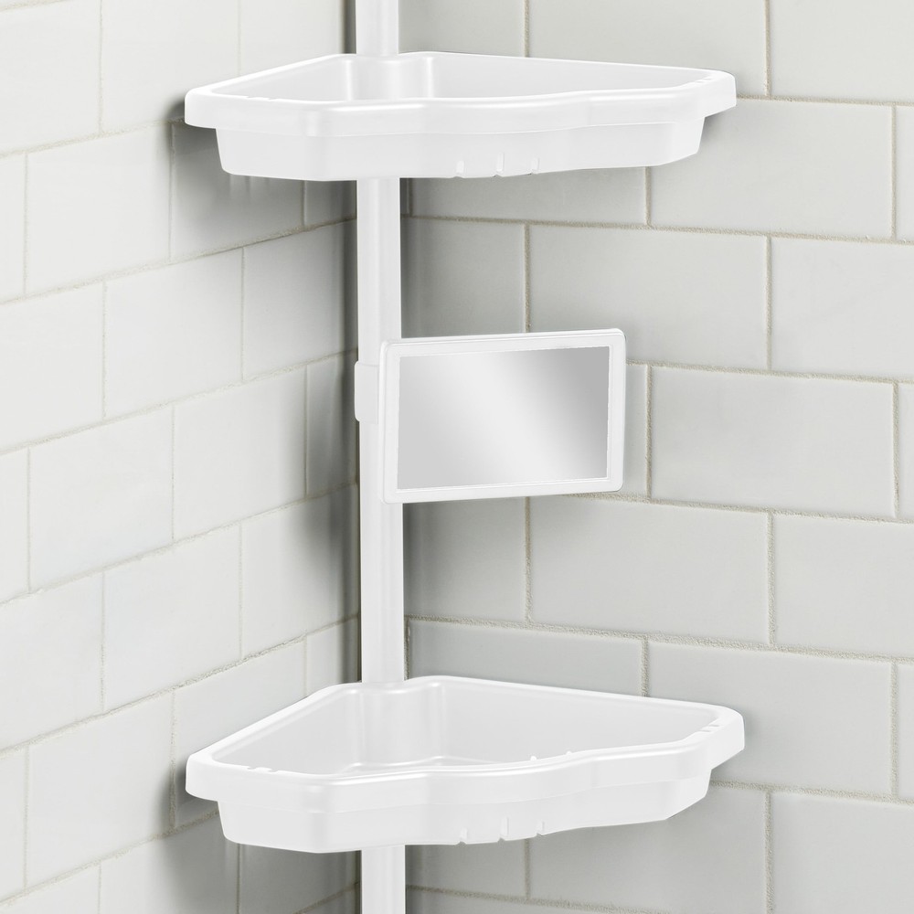 4 Tier Corner Shower Organizer in Black