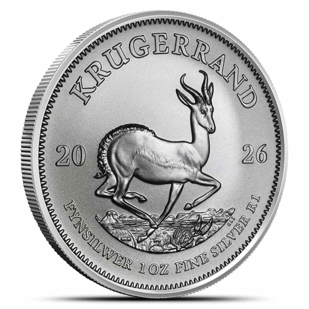 2026 1 oz South African Kruger Round Silver//