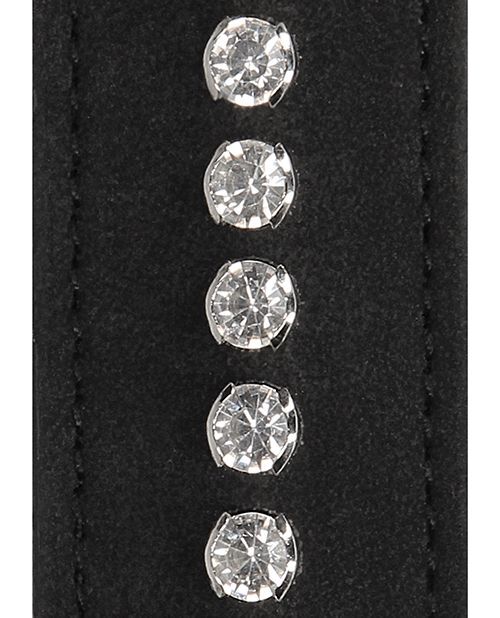 Shots Ouch Diamond Studded Eye Mask Black
