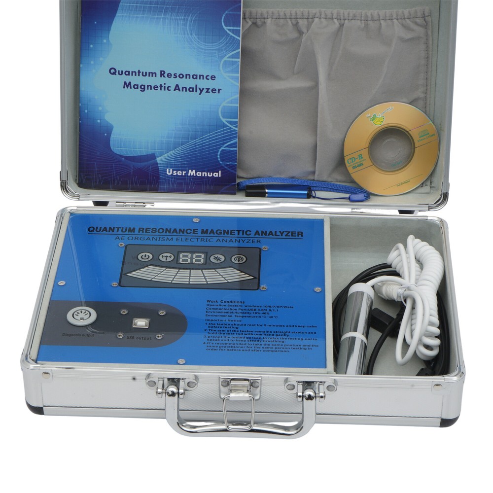 Body Quantum Analyzer Magnetic Resonance Health Analyzer 45 Checking Reports US