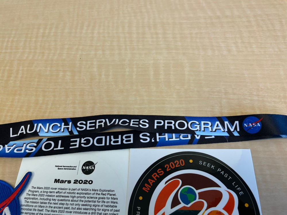 NASA Launch Services Program OFFICIAL Patch Lanyard Decal LOT MARS 2020 💫