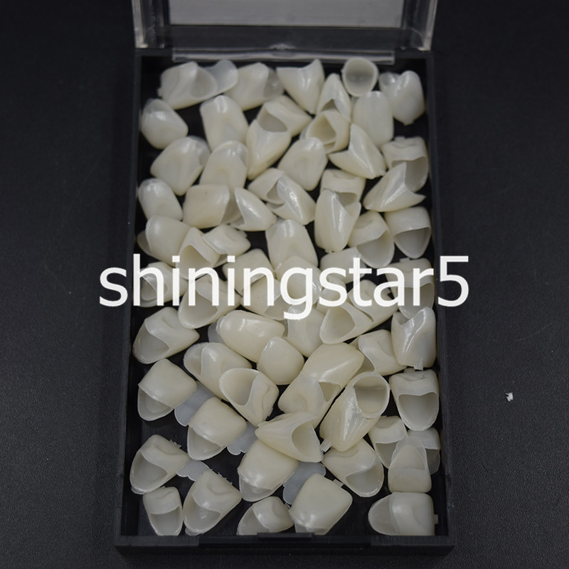 100 Pcs Dental Temporary Crown Veneers Material Anterior Front Back Molar Teeth