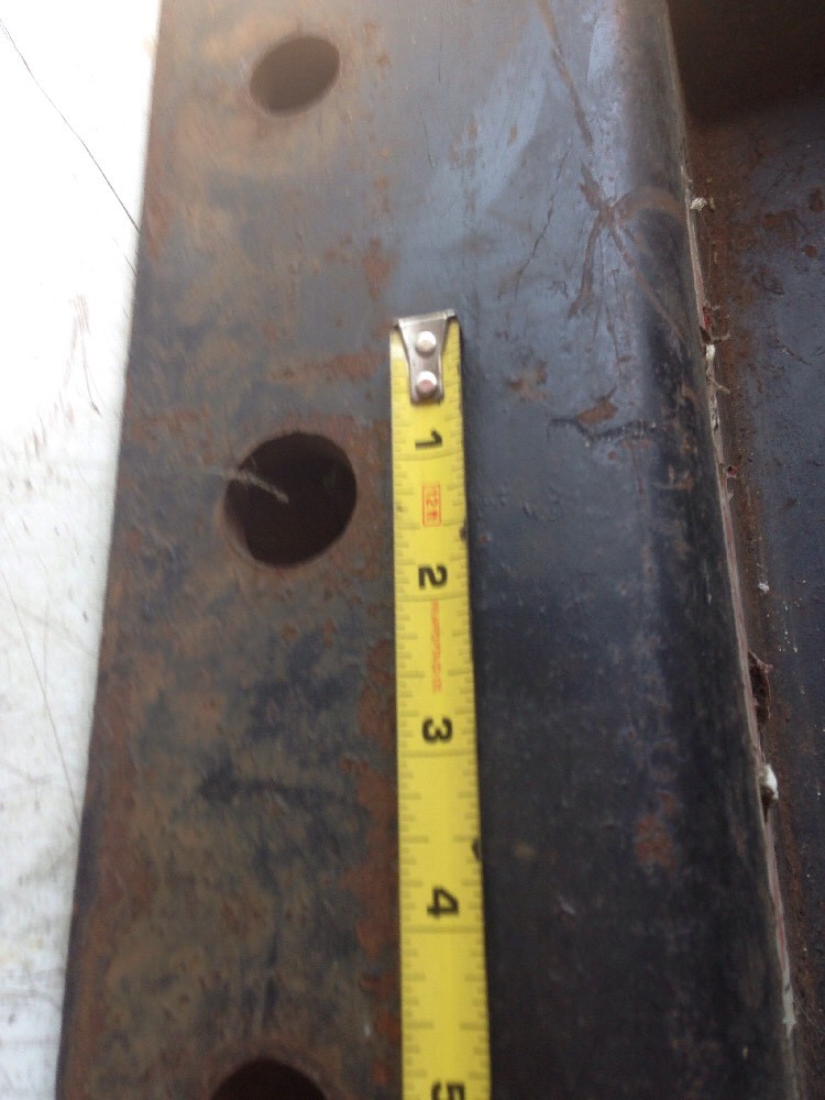 Shelton Step Bumper Hitch black with 4" drop