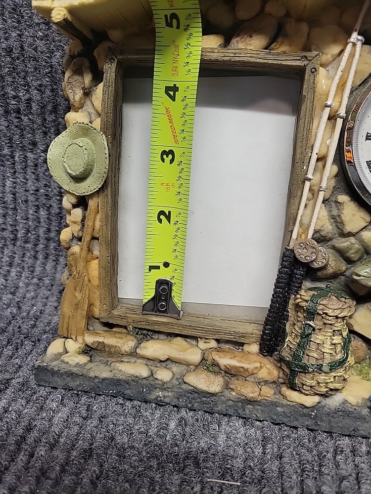 Fishing Clock Picture Frame 3D Resin