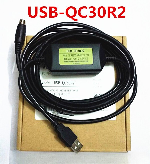 1pcs For Mitsubishi USB-QC30R2 Q-Series PLC Programming Cable