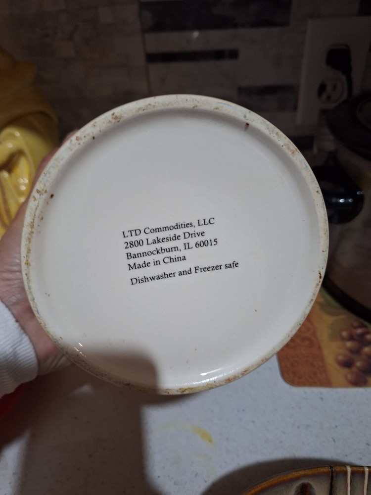 Antique Rooster Jar With Lid.