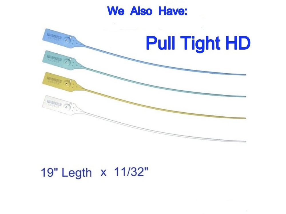 Cable Steel Lock Security Seal, 100 pcs., 12" 1.8 mm, Numbered & Barcode BFS