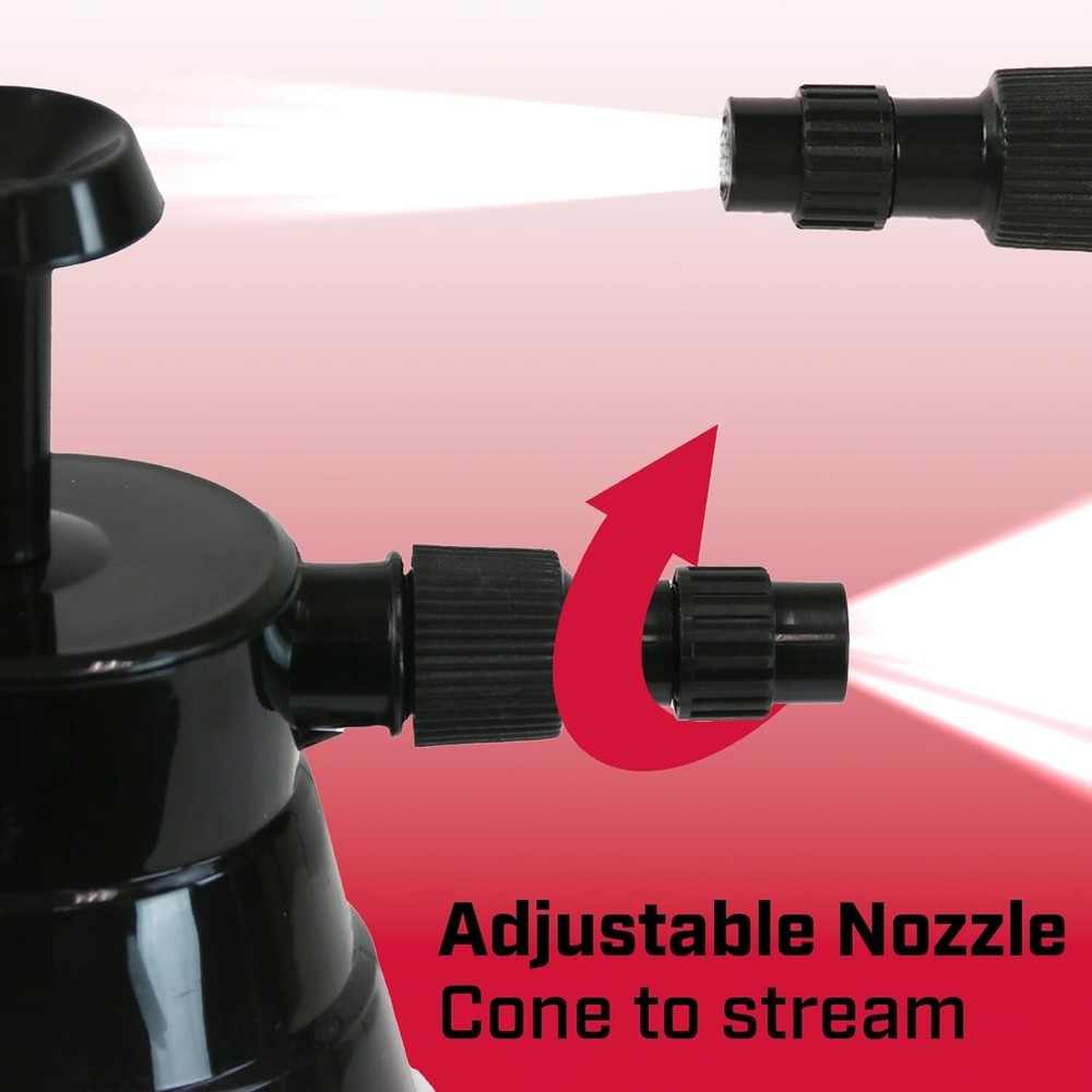 Translucent 2L Multi-Purpose Sprayer with Adjustable Nozzle & In-Tank Filter