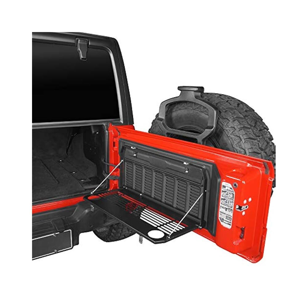 Wrangler Folding Table, Cargo Shelf 2018,2025, Keeps Gear Within Reach