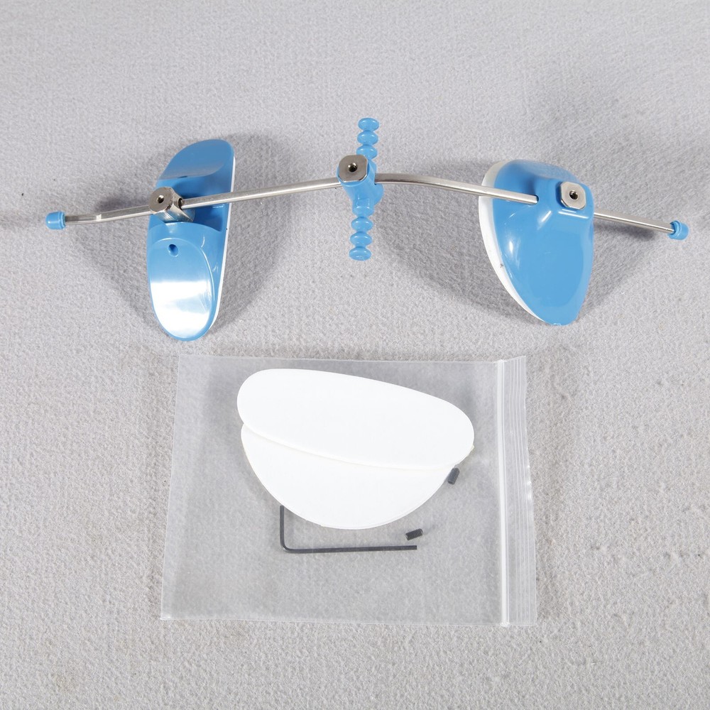 Dental Orthodontic Reverse Pull Headgear Facemask Mascara Adjustable Blue