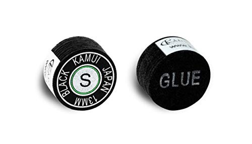 Black Laminated Pool Billiard CUE TIP - 1 pc (Soft, 13 mm)