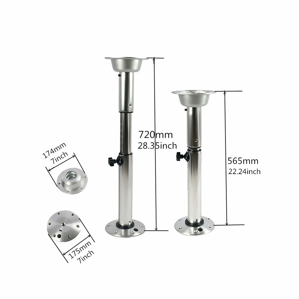 28" Adjustable Table Pedestal Detachable Table Base Stand Leg Base Mount Frame