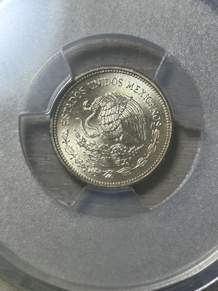 Mexico 1987 5 Peso PCGS MS 67 TOP POP !