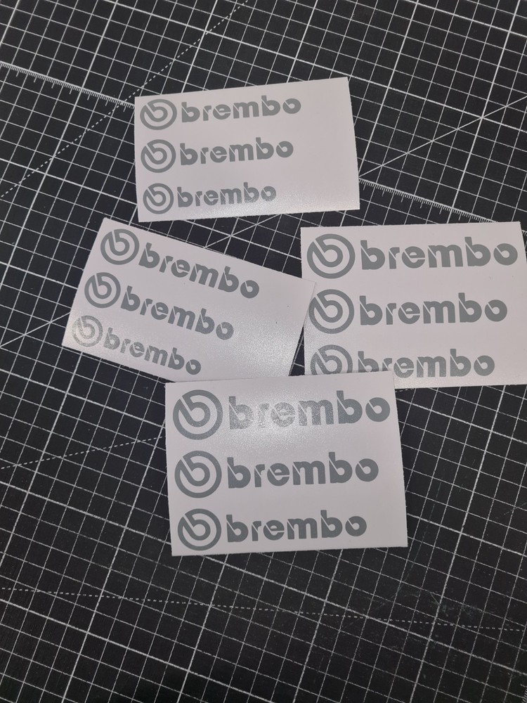 BREMBO Brake Caliper Decals Stickers