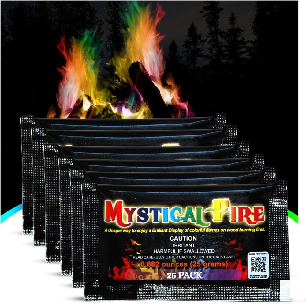 Mystical Fire Color Changing Packets Pits Campfire Long-Lasting Regular