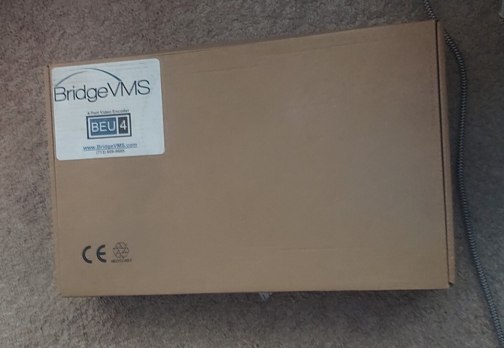 BRIDGE VMS BRIDGEVMS BEAU4 BEAU-4 BEAU 4 4 PORT VIDEO ENCODER