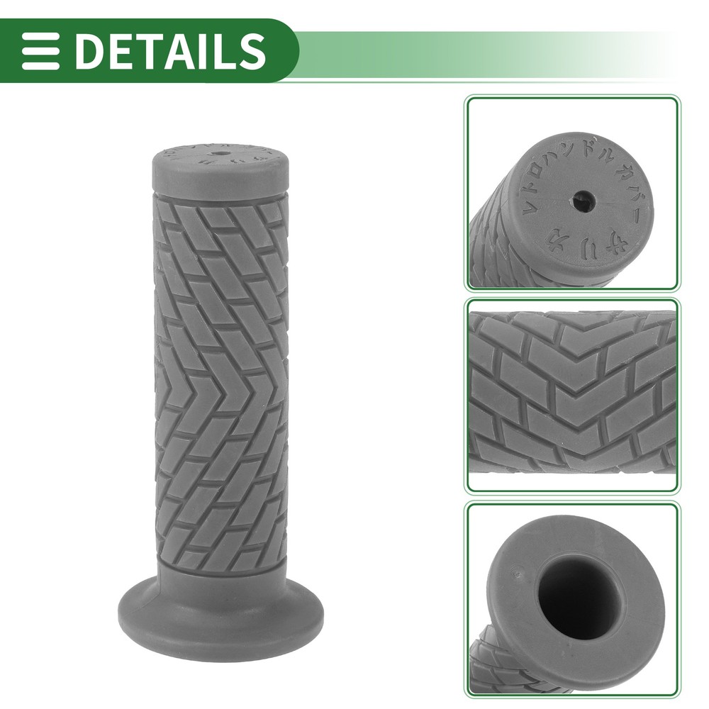 Motorcycle Knobs 7/8" 22mm Dark Grey TPU Handlebar Cover