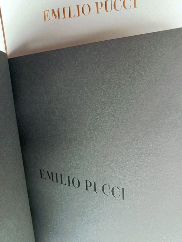 Stunning Emilio Pucci Lambskin Covered Lined Notebook