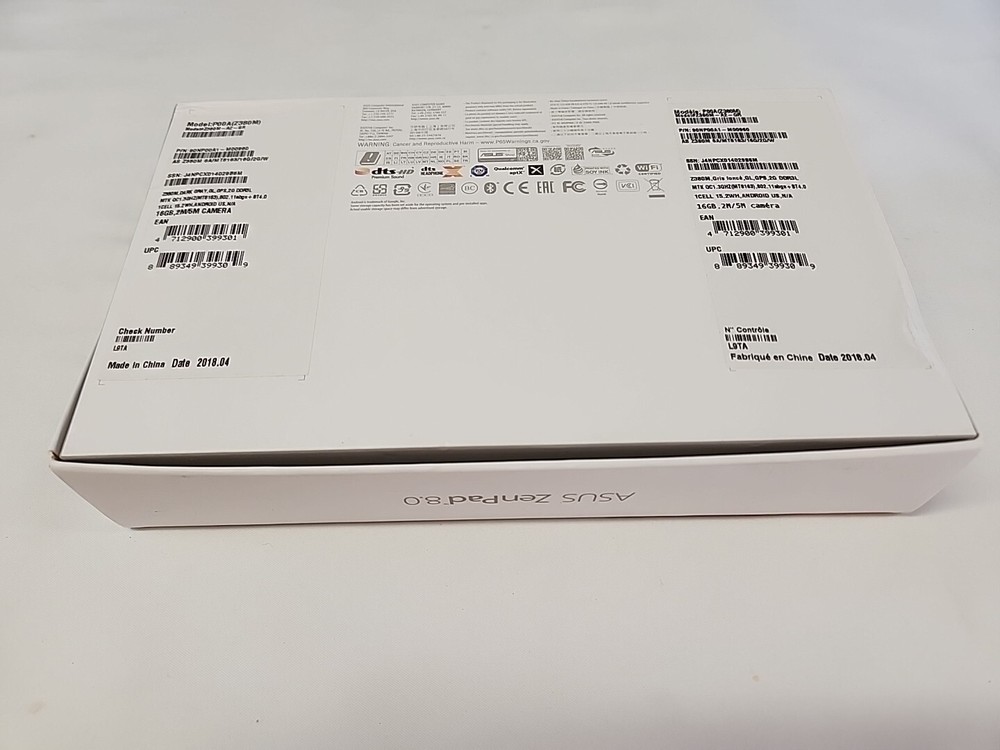 Asus Zenpad 8.0 BOX ONLY