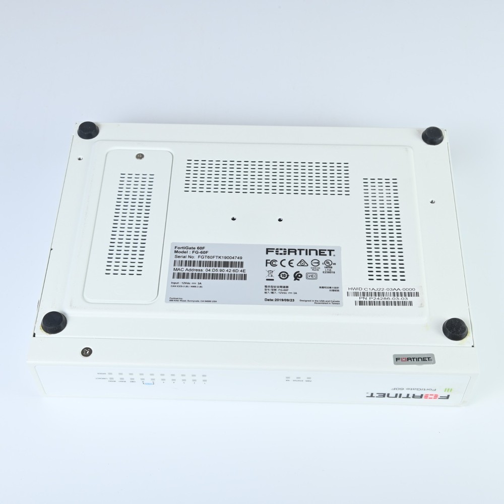 【Select License Duration】 Fortinet FG-60F Fortigate-60F Network Security Working