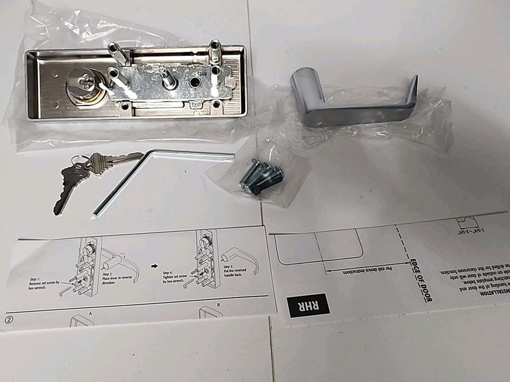 PAMEX E5000/L-AL-SC PANIC EXIT DEVICE