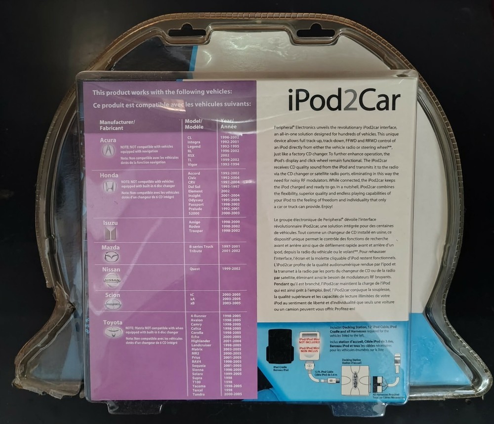 iPod2Car Interface For Asian import Vehicles*New/Unopened*