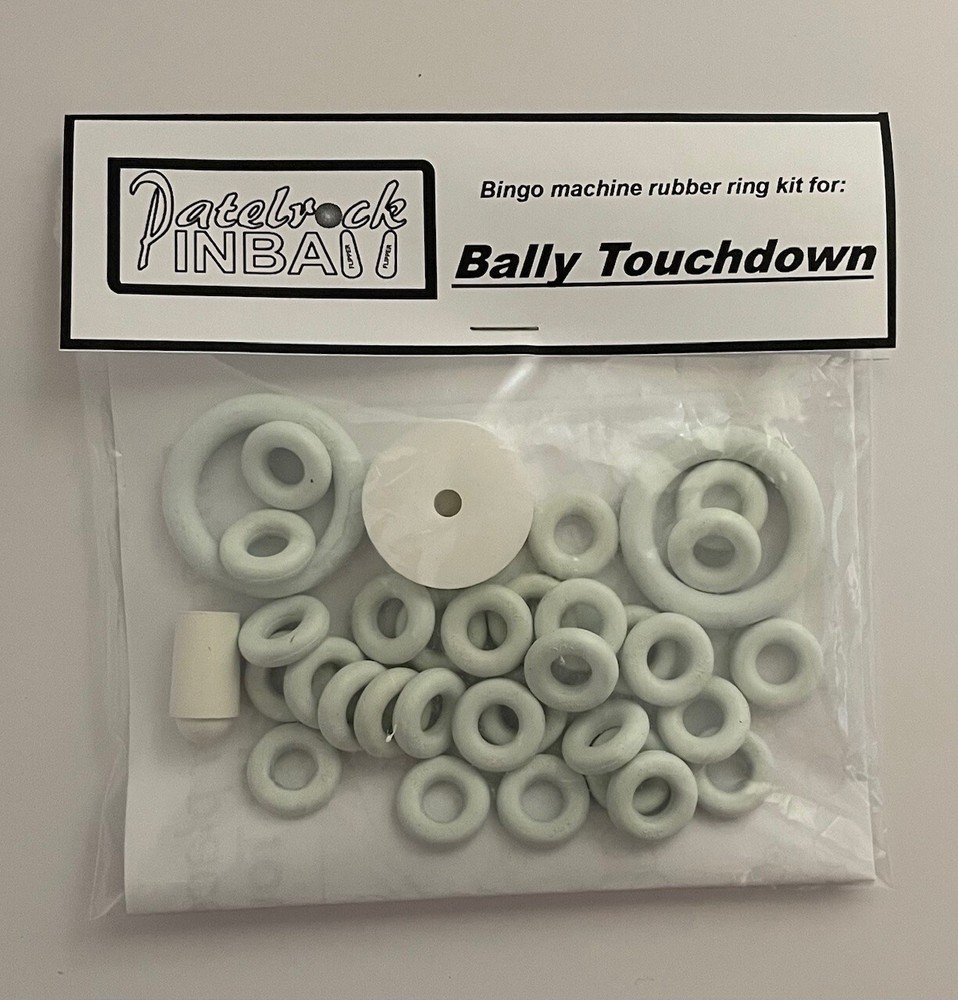 1960 Bally Touchdown Pinball / Bingo Machine Rubber Ring Kit