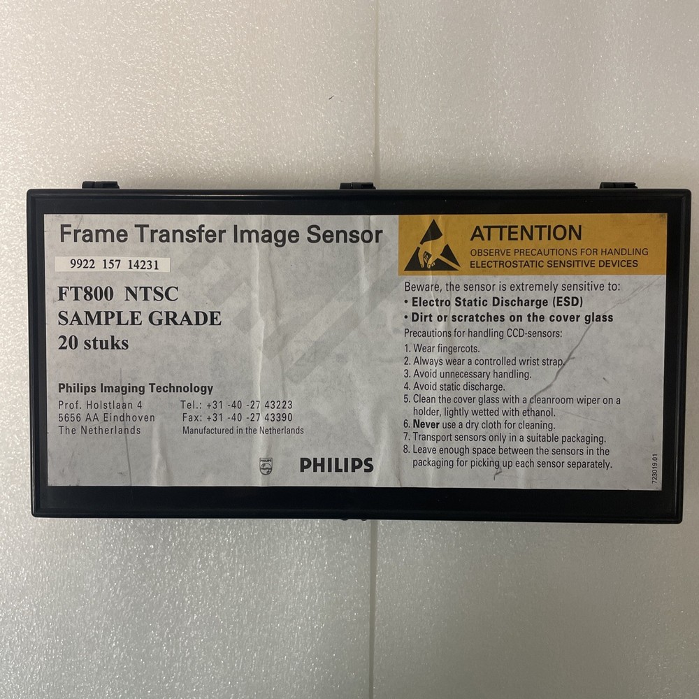 Lot of 20 - PHILIPS FT800 NTSC Sample Grade  -Frame Transfer Image Sensor