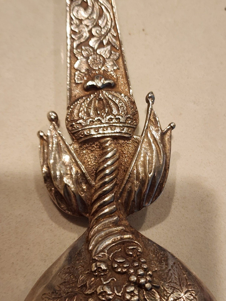 Beautiful 1850's Hanau Germany 800 Silver Spoon