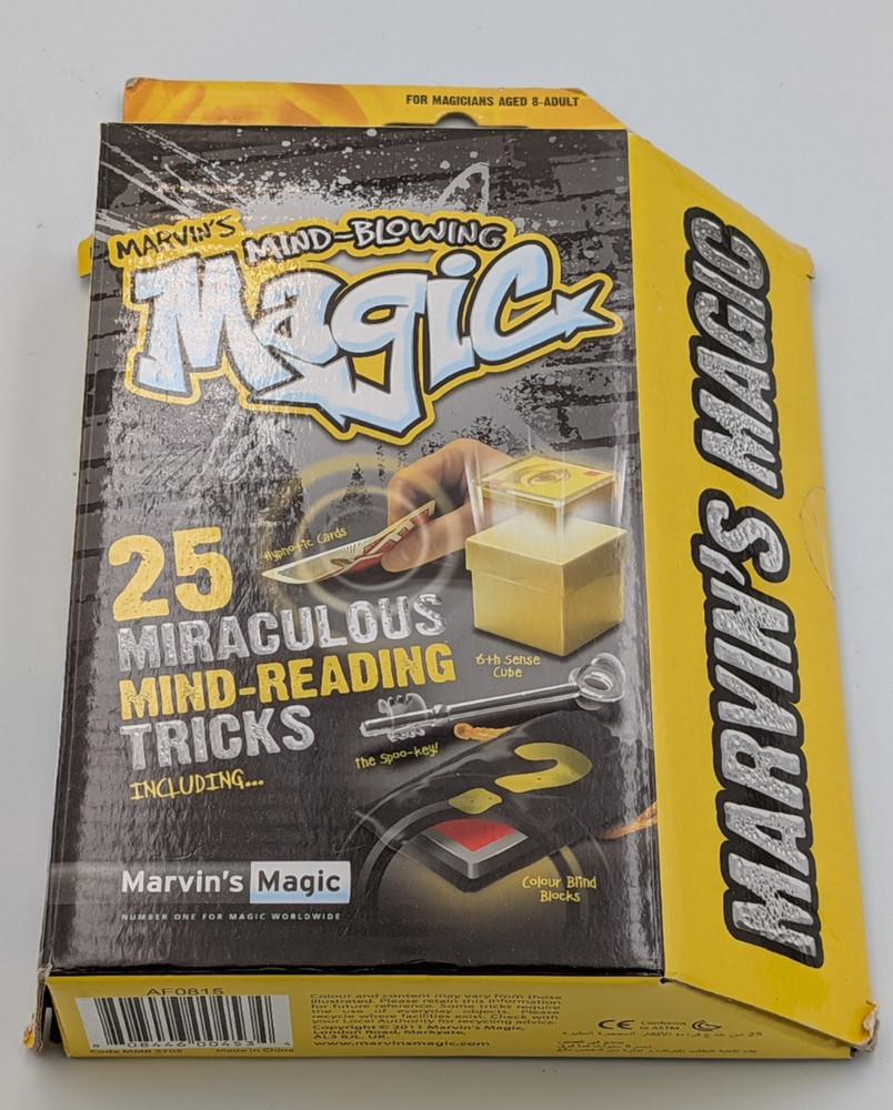 Marvin’s Mind-Blowing Magic Set 25 Miraculous Mind-Reading Tricks - READ