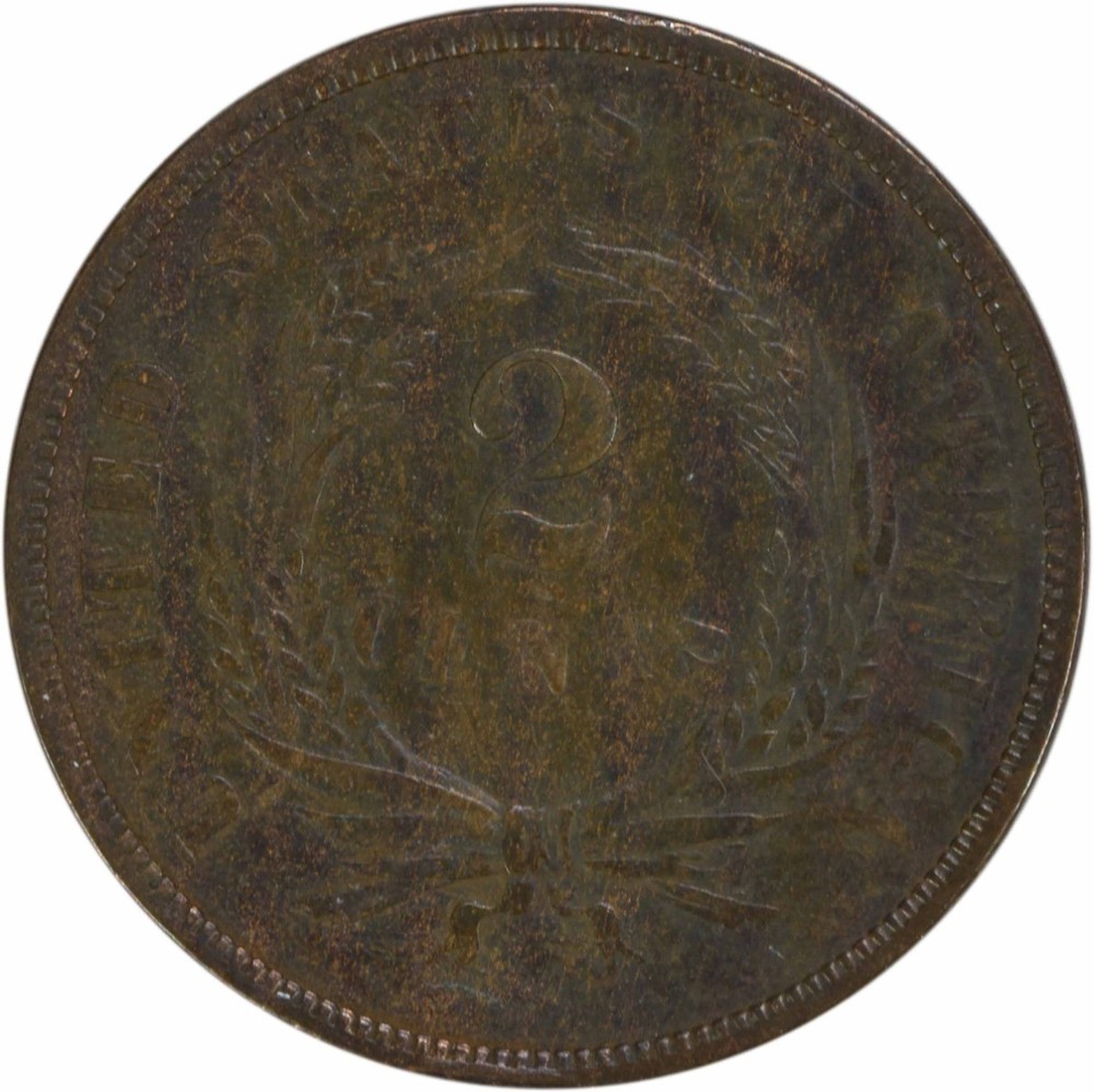 1868 Two Cent Piece VF Uncertified #808