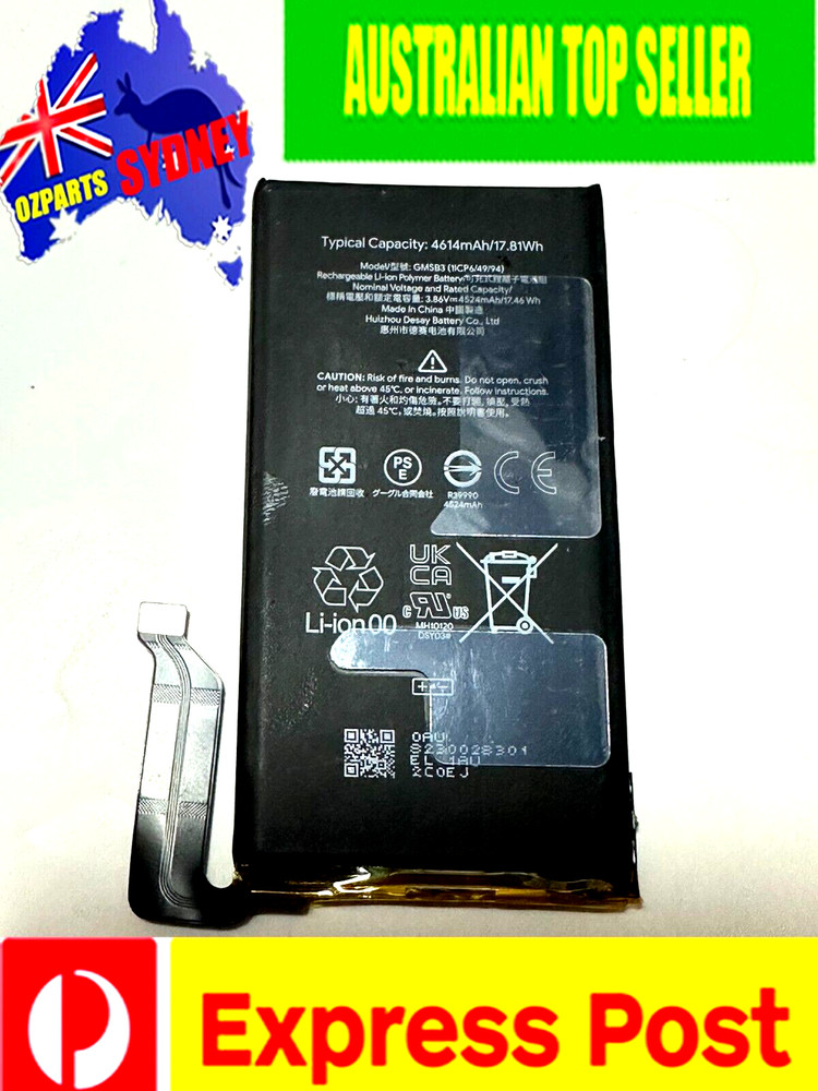ORIGINAL Google Pixel 6, GMSB3, Li-ion Battery, 4614mAh